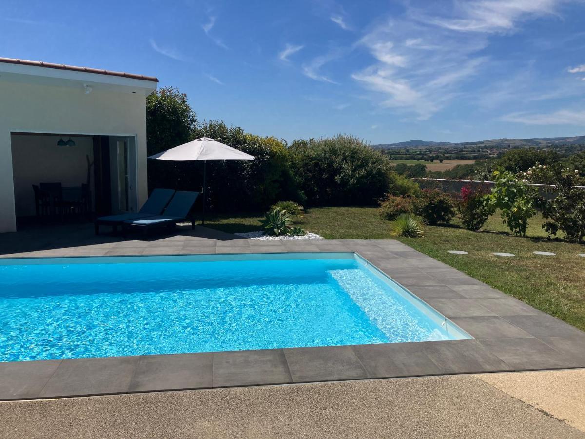 Gite Bambou Avec Piscine Saint-Andeol-le-Chateau Eksteriør billede